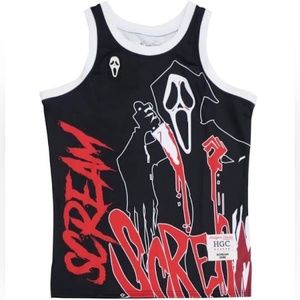 NWT Headgear Classics Nostalgia Co. Scream Black Basketball Jersey